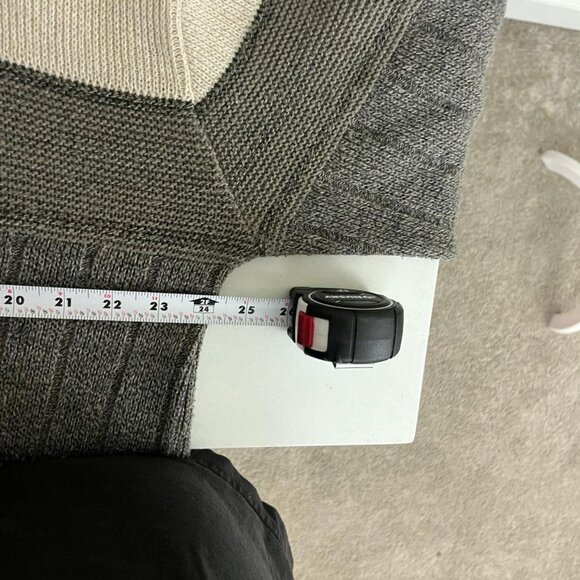 y2k indie skater acrylic henley sweater - Picture 6 of 8